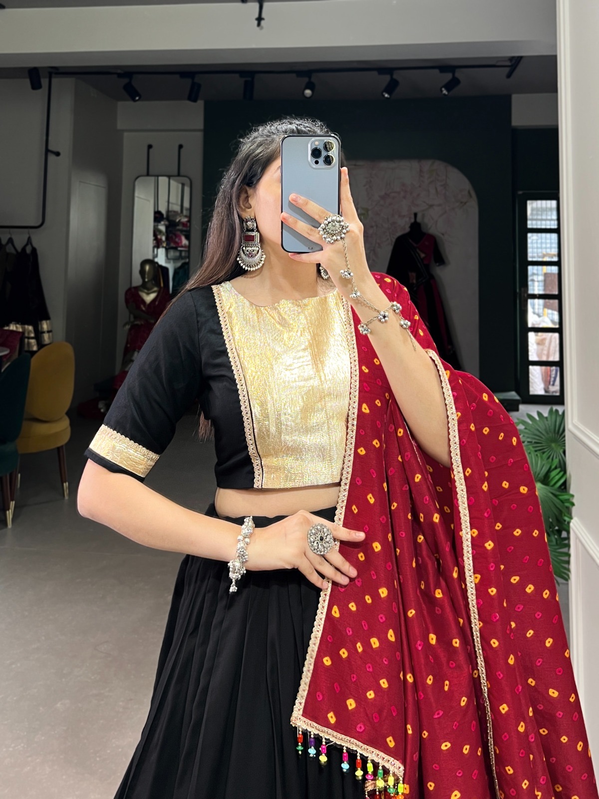Navratri Lehenga Choli Pure Rayon - Image 5