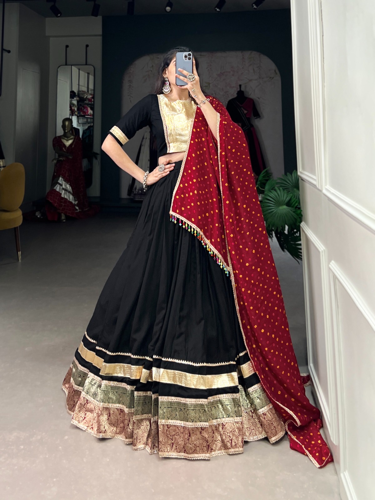 Navratri Lehenga Choli Pure Rayon