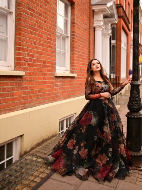 Lehenga Choli Pure Organza