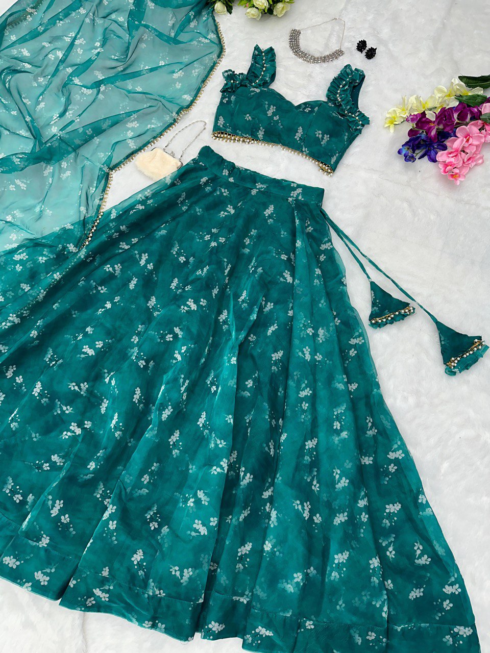 Lehenga Choli Pure Organza Silk