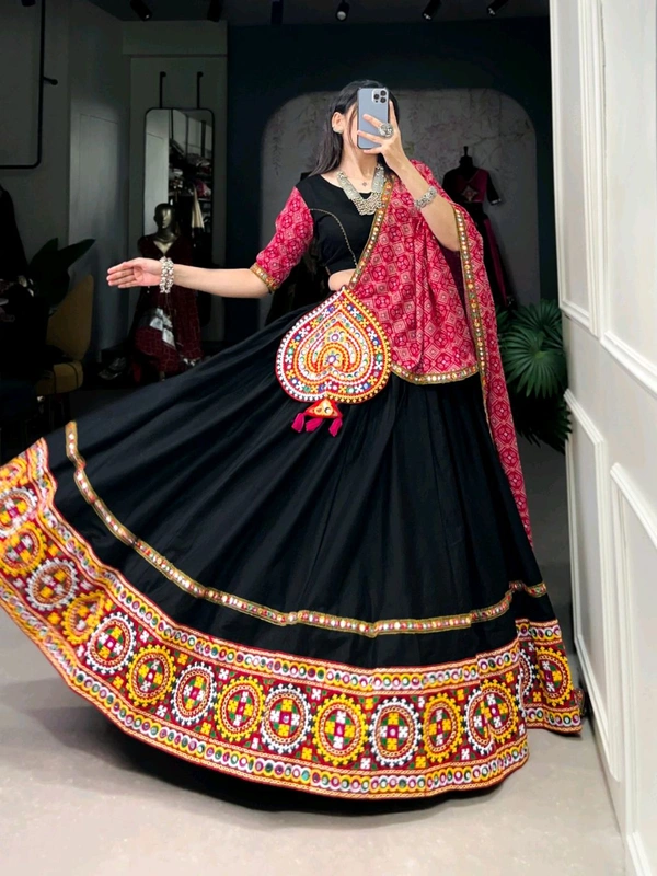 Navratri Lehenga Choli Pure Cotton - Image 5