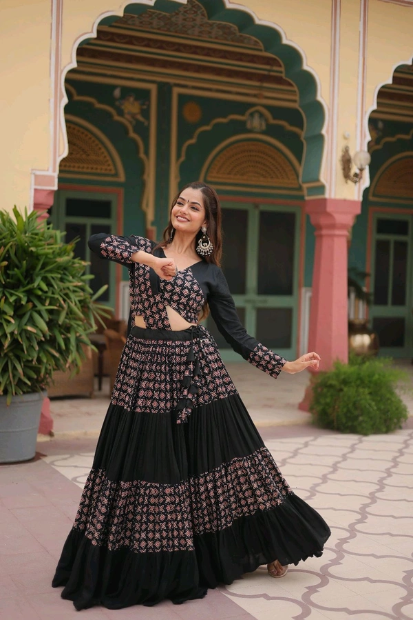 Navratri Lehenga Choli Rayon - Image 3