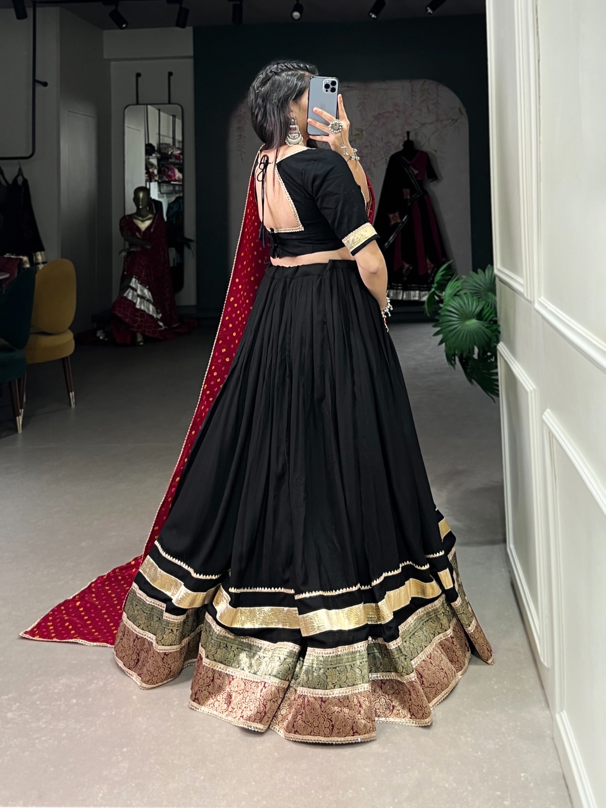Navratri Lehenga Choli Pure Rayon - Image 4