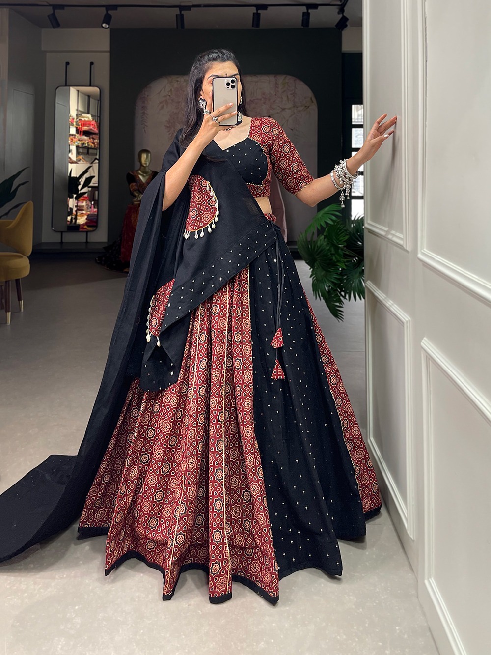 Navratri Lehenga Choli Pure Cotton - Image 7