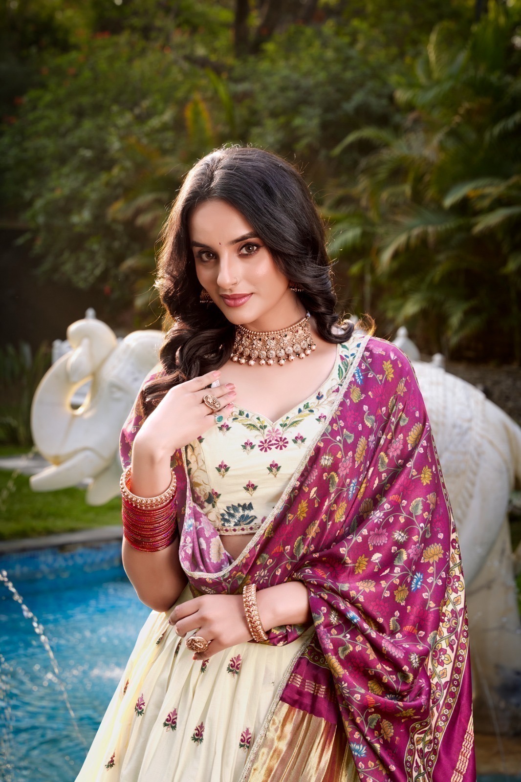 Lehenga Choli Khadi Cotton - Image 5