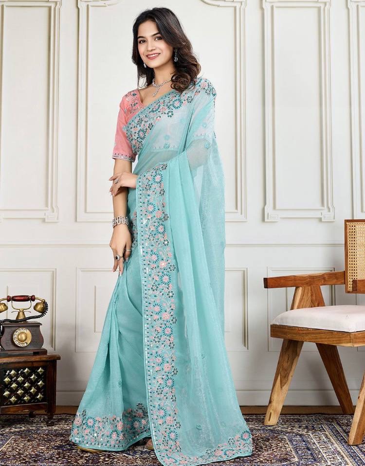 Saree Crunchy Silk - Image 3
