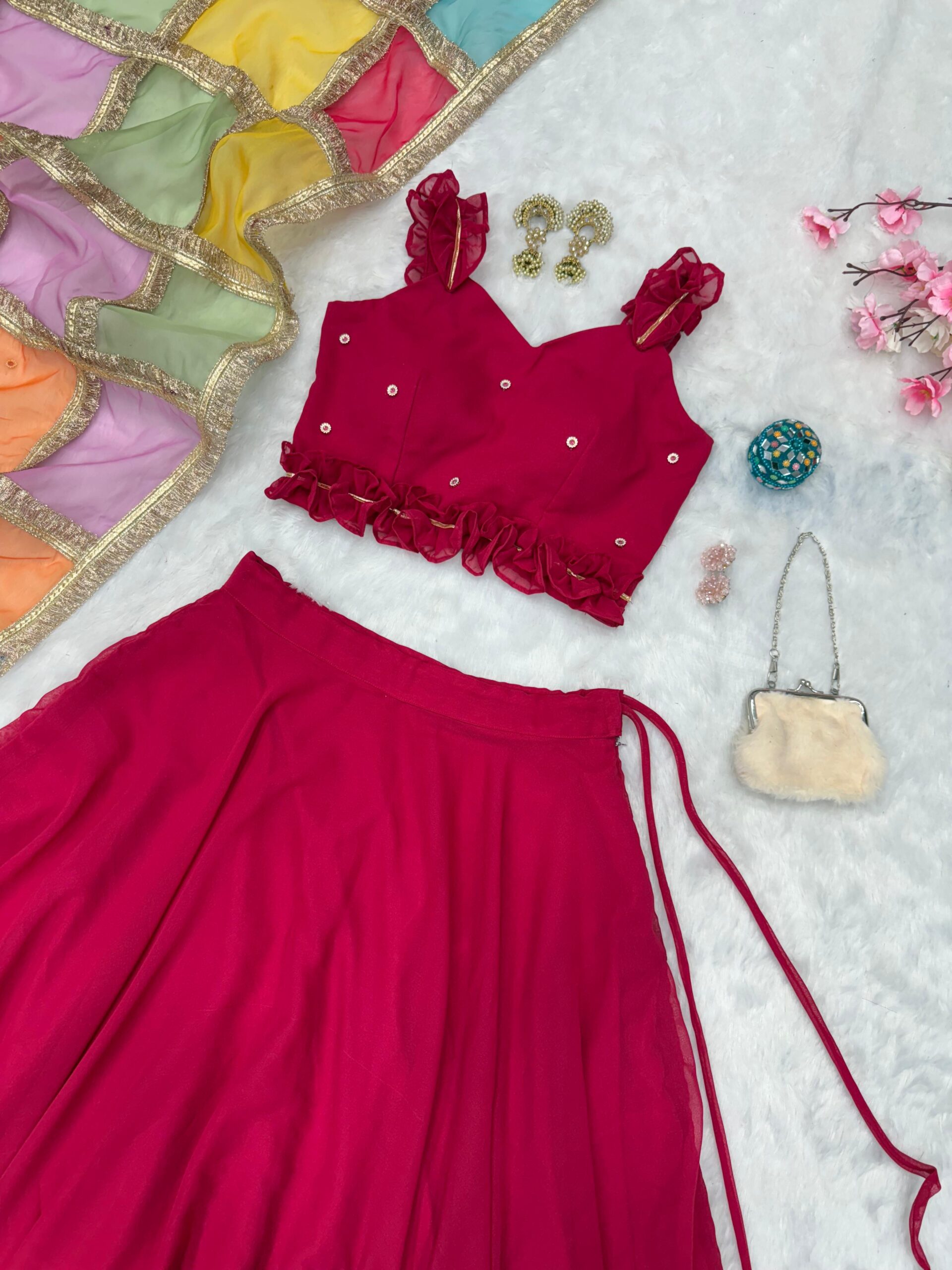 Party Wear Lehenga Choli Set - Image 5