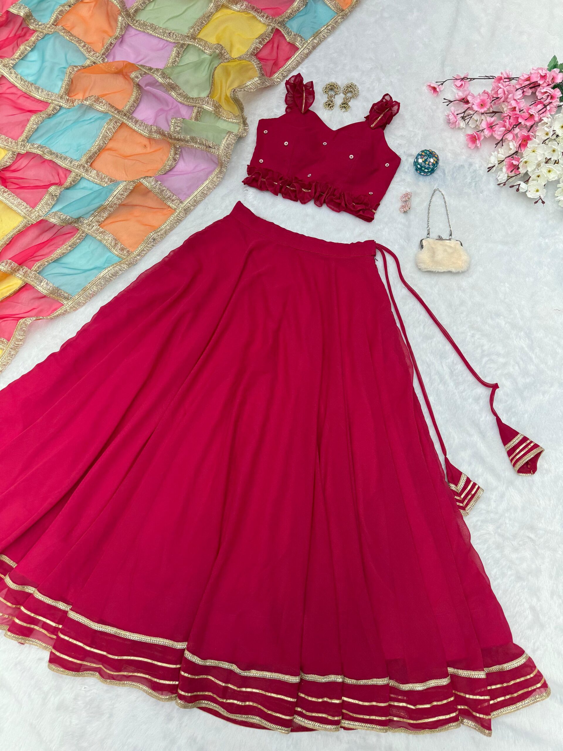 Party Wear Lehenga Choli Set - Image 7