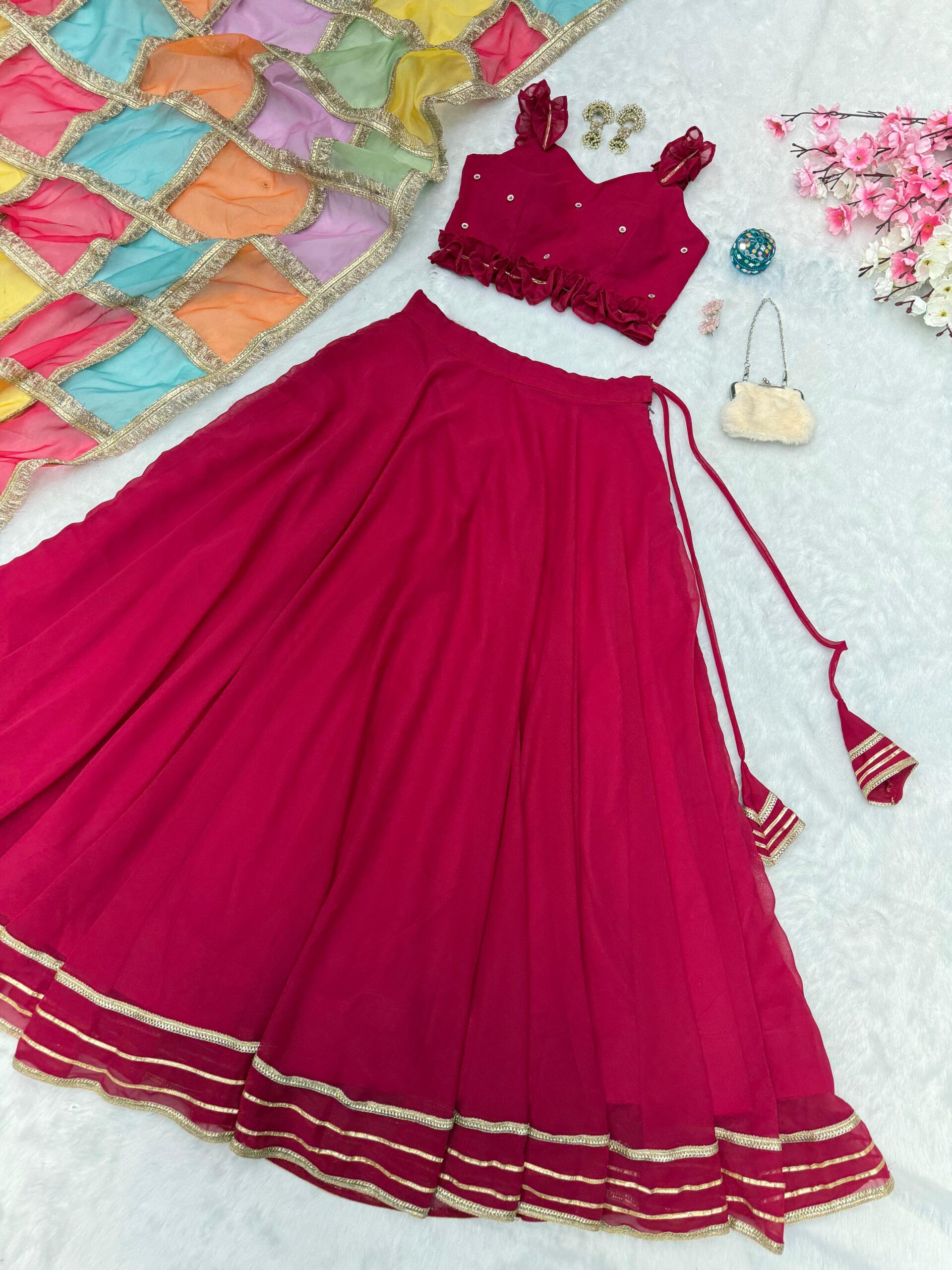 Party Wear Lehenga Choli Set - Image 6