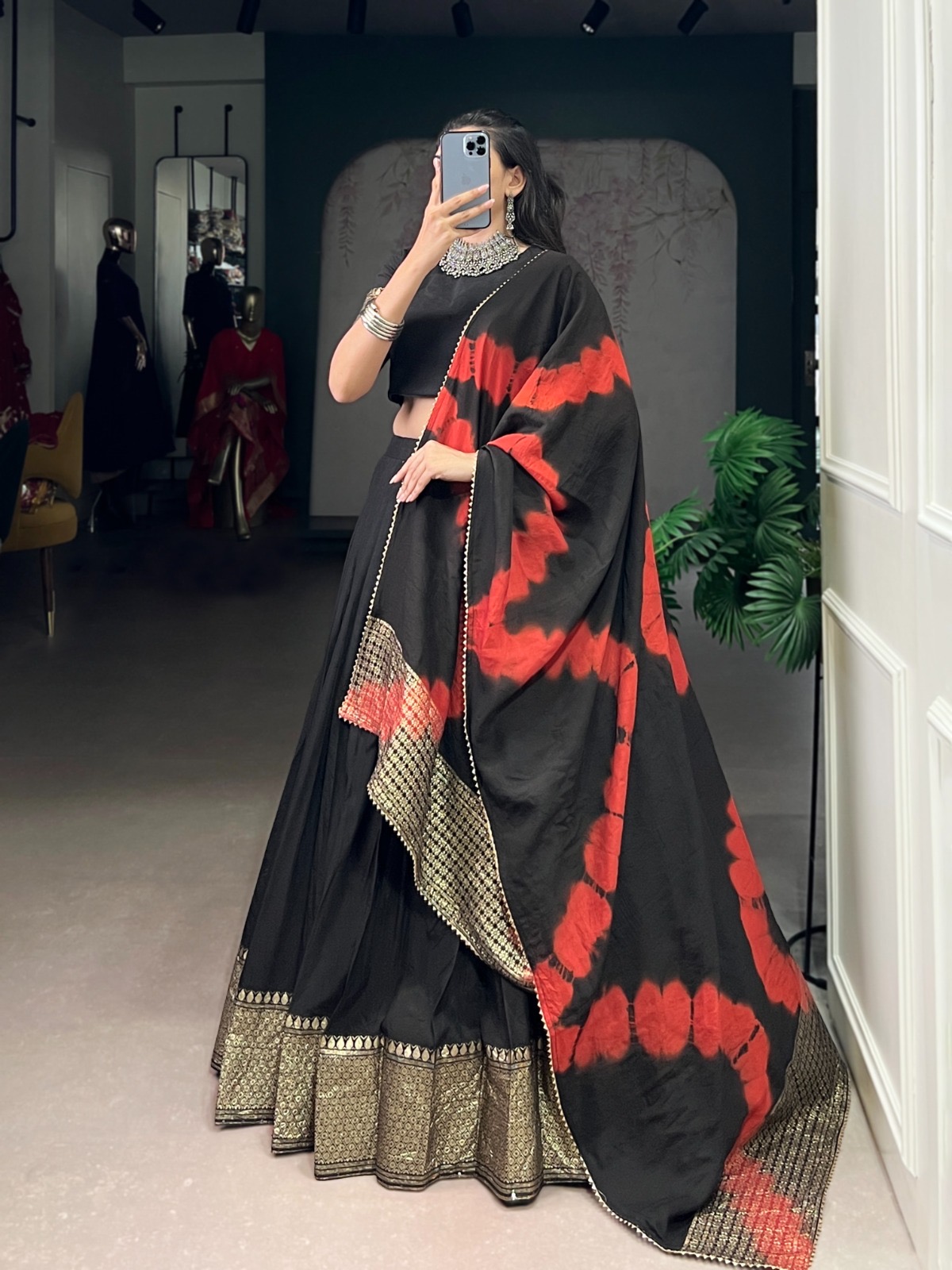 Lahenga Choli Pure Chanderi - Image 4