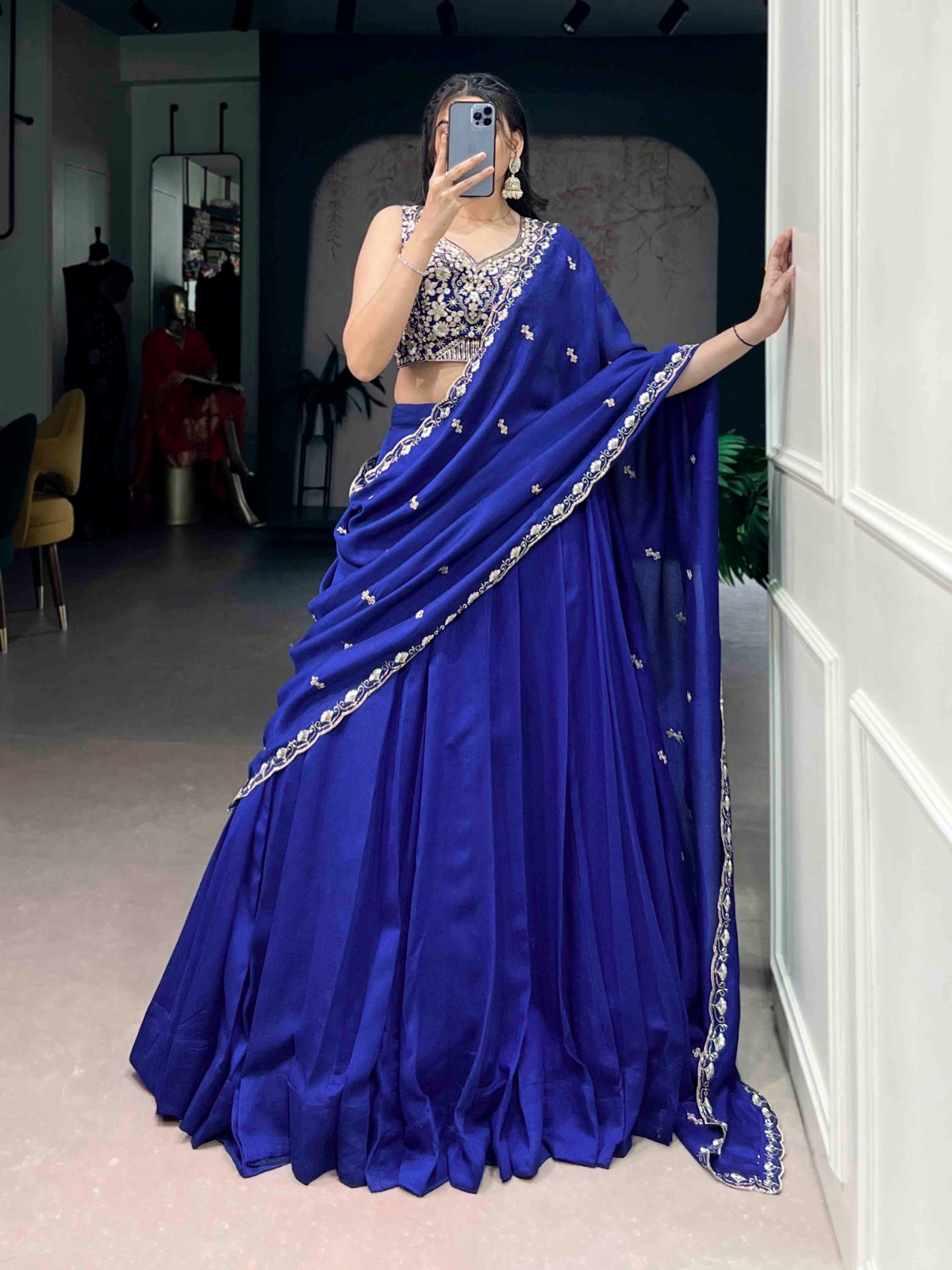 Lahenga Choli Set P.C kashmiri - Image 7